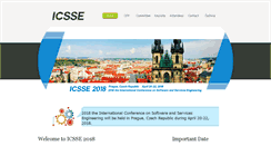 Desktop Screenshot of icsse.org